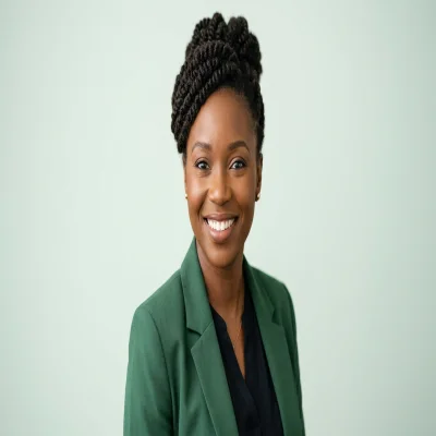 Porträt Mira Okonkwo, Expertin Schadenkommunikation, 400x400 Pixel